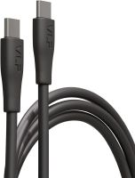 Кабель VLP Lite Color Line USB-C / USB-С 1 м 3 А Чёрный
