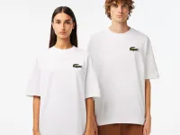 Футболка Lacoste OVERSIZED Unisex из органического хлопка