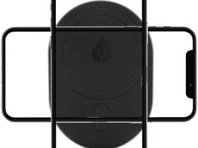 Автомобильный держатель uBear Go-Power с БЗУ MagSafe черный