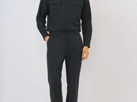 Брюки из смесовой шерсти, Серый