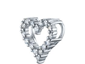 Подвеска из белого золота с бриллиантами э4701пд11200102