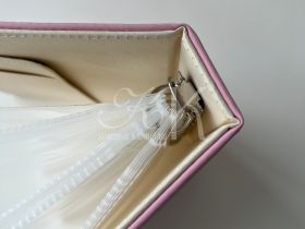 Альбом для фото и выкрасок Languo, 16х14,5х4,5 см, розовый