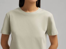 Футболка прямого кроя из джерси