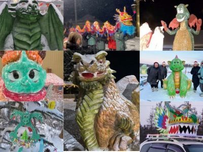 Миловидные, реалистичные и оригинальные: фотообзор символов 2024 года в районах Якутии