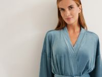 Халат Lusso, голубой