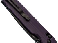 Складной нож SRM Terrier 258L-GN, сталь D2, рукоять G10, фиолетовый