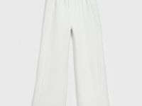 Широкие брюки с лампасами, Бежевый