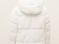 Пуховик с воротником-стойкой