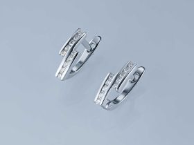 Серьги из белого золота э4712сг10210114