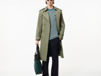 Мужская футболка Lacoste Caviar Piqué с контрастным вырезом