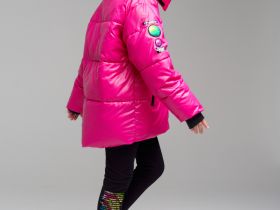 Куртка текстильная с полиуретановым покрытием для девочек