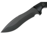 Нож с фиксированным клинком Spartan Blades Ronin Shinto, клинок черный, сталь CPM-S35VN, рукоять черная микарта