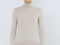 Базовая водолазка, Бежевый