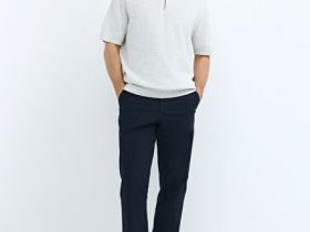 Базовые брюки-чиносы Regular, Синий