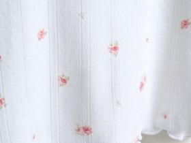 Лонгслив пижамный из трикотажа пуантель, Белый