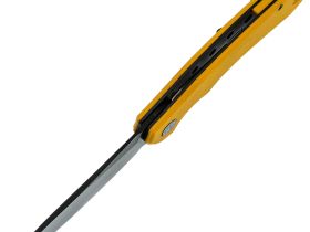 Раскладной нож Petrified Fish Waterspout, сталь 14C28N с покрытием PVD, рукоять желтый G10