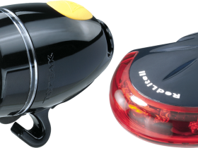 Комплект светодиодных фонарей (передний и задний) Topeak HighLite Combo II (красный / белый черный)