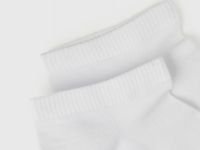 Короткие носки с поддержкой стопы, Белый