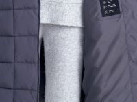 Пуховое пальто с капюшоном