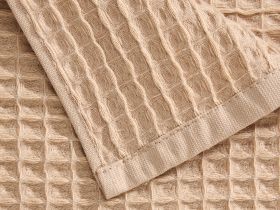 Полотенце вафельное Lorgo, песок