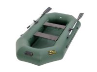 Гребная лодка ПВХ MAGNUM PRO 300 (Зеленая) гребная, с возможностью установки транца (2024)