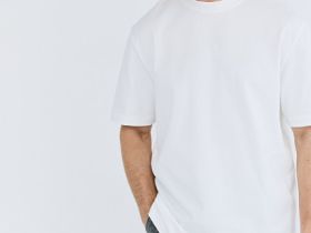 Футболка с принтом, Белый