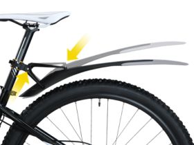 Крыло для велосипеда заднее Topeak DeFender XC11 TC9640 (черный)