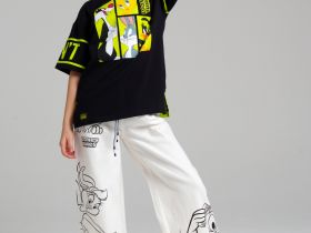 Брюки текстильные джинсовые для девочек