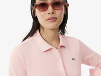 Женское платье-рубашка миди Lacoste
