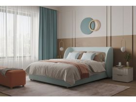 Кровать Юна 160 Букле Мятный