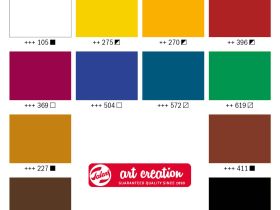 Набор акрила Talens "Art Creation Expression" 12 цв*12 мл в кар+мольб.+холст на подр.+кисти+пал.