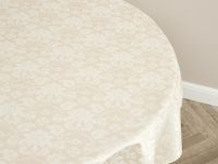 Скатерть Sincero, айвори круглая