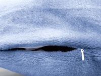 Наволочка декоративная Сверхмягкий/Supersoft, сине-голубая