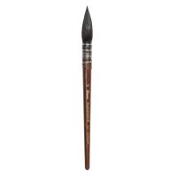 Кисть белка микс №12 круглая Pinax "Poseidon 811" короткая ручка