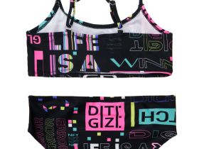 Купальный костюм трикотажный для девочек