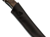 Нож Воронёнок, сталь M398, рукоять кап карельской березы