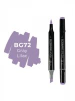 Маркер двухсторонний на спиртовой основе Sketchmarker Brush Цвет Серовато-сиреневый
