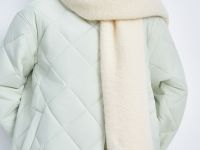 Шарф с добавлением шерсти