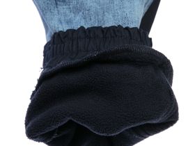 Брюки текстильные джинсовые утепленные флисом для мальчиков