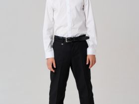 Сорочка текстильная для мальчиков (slim fit)