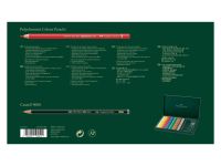 Набор карандашей цветные Faber-Castell "Polychromos" 20 цв.+ 4 ч/г заточен., студийная коробка
