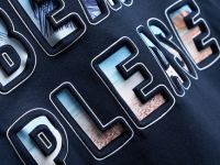 Футболка с объёмным принтом для мальчиков, Синий