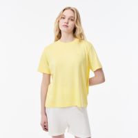 Женская хлопковая футболка Lacoste