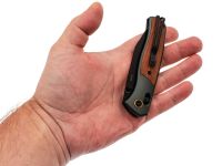 Складной нож SRM Medal 259L-AG, сталь 14C28N, рукоять из розового дерева