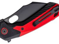 Складной нож CJRB Caldera, сталь AR-RPM9, рукоять G10, красный