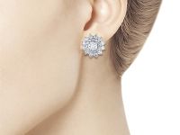 Пусеты из белого золота э4712пс05165100