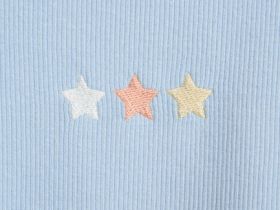 Футболка в рубчик для девочек, Голубой