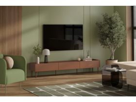 ТВ-тумба Дигарс 213x39 Терракотовый