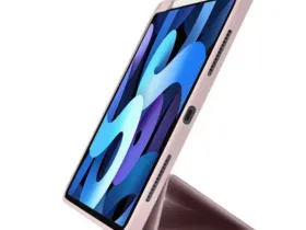 Чехол-книжка WIWU Protective Case для Apple iPad Pro 11 (2024/2025), с подставкой и отделением под стилус (розовый)