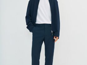 Лёгкая куртка-рубашка, Синий